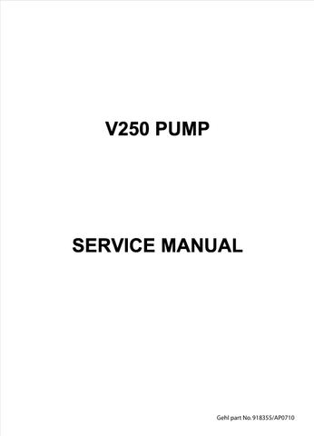 MUSTANG V250 PUMP (918355/AP0710) SERVICE MANUAL - PDF FILE