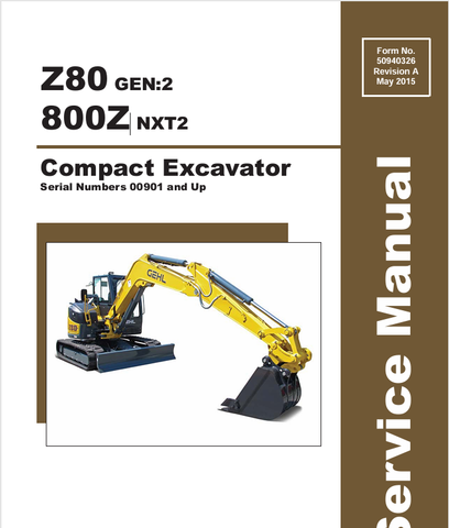 MUSTANG Z80, 800Z (50940326A) SERVICE MANUAL - PDF FILE