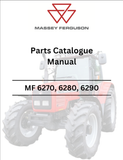 Massey Ferguson MF 6270, 6280, 6290 Tractor Parts Catalogue Manual - PDF File Download