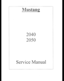 Mustang 2040, 2050 - Skid Steer Loader Service Repair Manual 001-49966 - PDF File Download