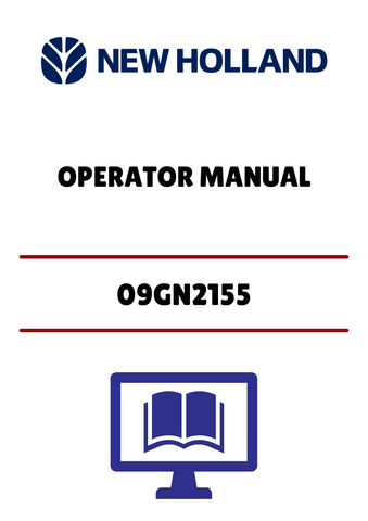 NEW HOLLAND 09GN2155 (42001250) OPERATOR MANUAL - PDF FILE