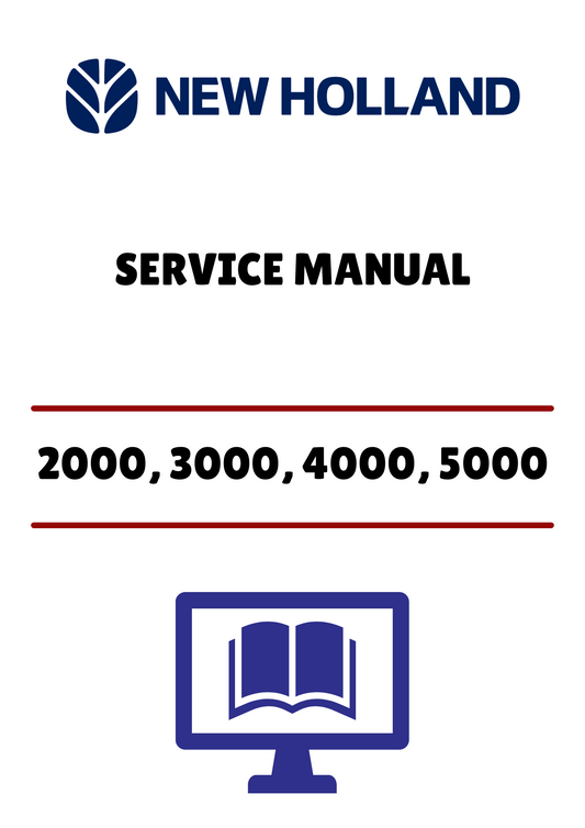 NEW HOLLAND 2000, 3000, 4000 (40200040) SERCVICE MANUAL - PDF FILE