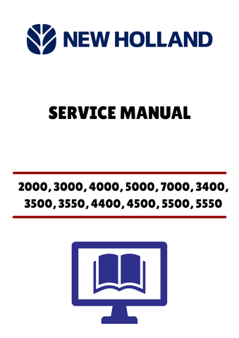 NEW HOLLAND 2000, 3000, 4000 (40200050) SERVICE MANUAL - PDF FILE