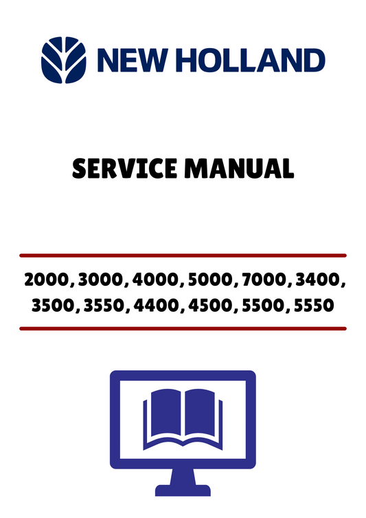 NEW HOLLAND 2000, 3000, 4000 (40340070) SERVICE MANUAL - PDF FILE