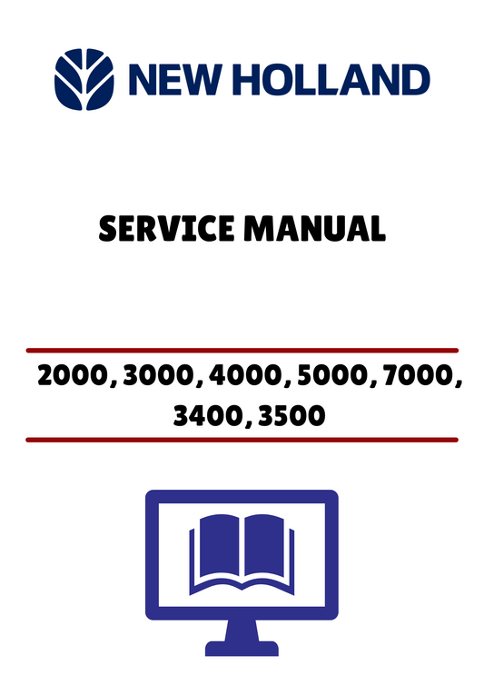 NEW HOLLAND 2000, 3000 (40200050) SERVICE MANUAL - PDF FILE