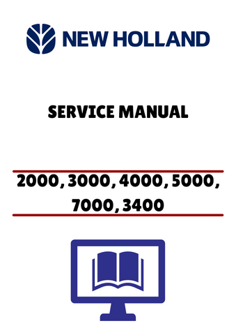 NEW HOLLAND 2000, 3000 (40340070E) SERVICE MANUAL - PDF FILE