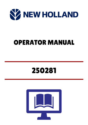NEW HOLLAND 250281 (42646041) OPERATOR MANUAL - PDF FILE