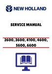 NEW HOLLAND 2600, 3600, 4100 (40231090-2) SERVICE MANUAL - PDF FILE