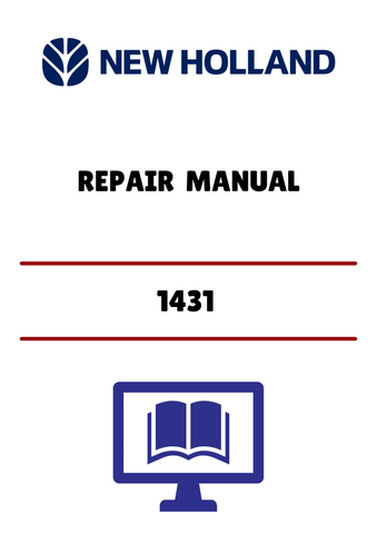NEW HOLLAND 1431 (40143110) REPAIR MANUAL - PDF FILE