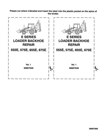 Unlock the full potential of your New Holland 555E, 575E, 655E, and 675E tractors with the comprehensive service manual (06907000) in PDF format. This essential guide provides detailed instructions, diagrams, and troubleshooting tips to ensure your equipment runs smoothly and efficiently. Whether you're a seasoned mechanic or a DIY enthusiast, this manual is designed to help you perform maintenance and repairs with confidence, saving you time and money. Don't miss out on the opportunity to enhance your trac