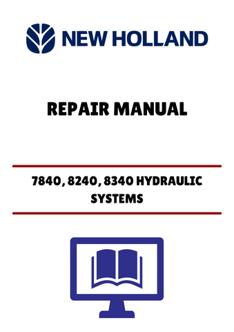 Enhance your maintenance capabilities with the NEW HOLLAND 5640, 6640, 7740, 7840, 8240, 8340 HYDRAULIC SYSTEMS REPAIR MANUAL. This comprehensive PDF file is designed specifically for these models, providing detailed insights into hydraulic system repairs and troubleshooting.