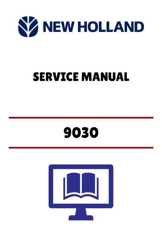 NEW HOLLAND 9030 (40903010) SERVICE MANUAL - PDF FILE