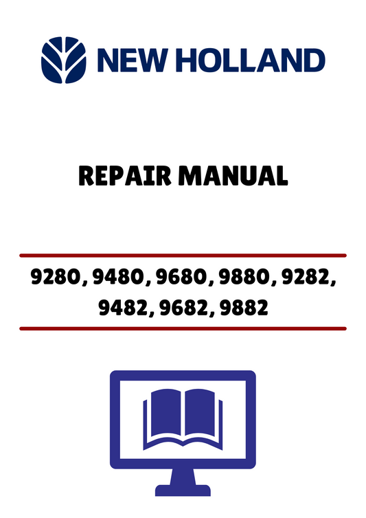 NEW HOLLAND 9280, 9480, 9680, 9880 (40928040) REPAIR MANUAL - PDF FILE