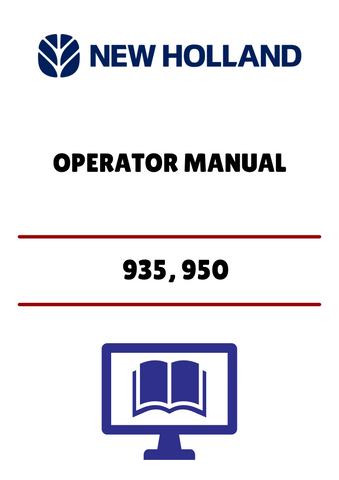 NEW HOLLAND 935, 950 (42093520) OPERATOR MANUAL - PDF FILE