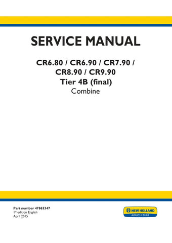  Enhance your maintenance capabilities with the NEW HOLLAND CR6.80, CR6.90, CR7.90, CR8.90, CR9.90 TIER 4B (FINAL) SERVICE MANUAL (PDF FILE) 47865347. This comprehensive digital manual provides detailed insights into servicing and troubleshooting your combine harvester, ensuring optimal performance and longevity. With easy navigation and clear illustrations, you can quickly access essential information to keep your equipment running smoothly. Invest in this invaluable resource today and empower your mainten