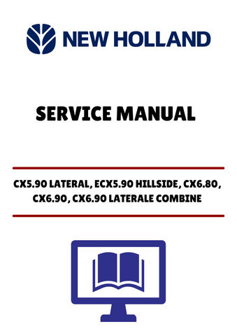 Enhance your maintenance and repair capabilities with the NEW HOLLAND CX5.80, CX5.90, CX5.90 LATERAL, ECX5.90 HILLSIDE, CX6.80, CX6.90, and CX6.90 LATERALE COMBINE Service Manual. This comprehensive PDF file is designed to provide you with detailed instructions, diagrams, and troubleshooting tips specifically tailored for these combine models, ensuring you have the right information at your fingertips.
