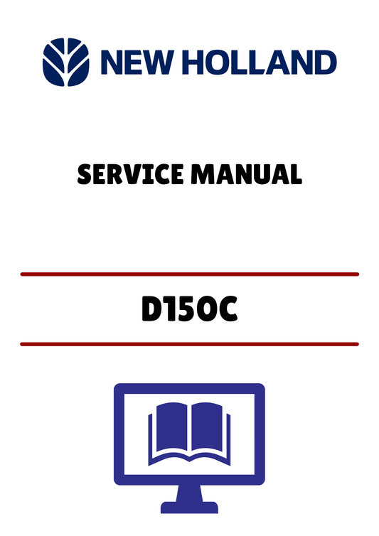 NEW HOLLAND D150C TIER2 CRAWLER DOZER (48048569) SERVICE MANUAL - PDF FILE
