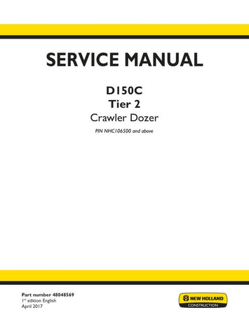 Unlock the full potential of your New Holland D150C with the comprehensive Tier 2 Service Manual (48048569) in PDF format. This essential guide provides detailed instructions, diagrams, and troubleshooting tips to ensure your equipment runs smoothly and efficiently. Perfect for both seasoned technicians and DIY enthusiasts, this manual is your go-to resource for maintenance and repairs, helping you save time and money while keeping your machinery in top condition. Don't miss out on the opportunity to enhanc