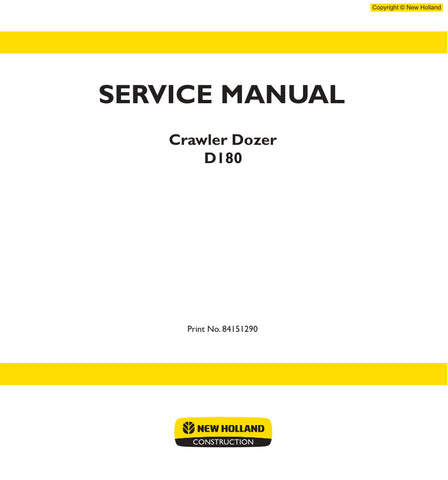 Unlock the full potential of your New Holland D180 Crawler Dozer with the comprehensive Tier 3 Service Manual (84151290) in PDF format. This essential guide provides detailed instructions, schematics, and troubleshooting tips to ensure optimal performance and maintenance of your equipment. Whether you're a seasoned professional or a DIY enthusiast, this manual is designed to help you keep your dozer running smoothly and efficiently, saving you time and money on repairs. Don't miss out on the opportunity to 