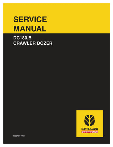  Enhance your maintenance capabilities with the NEW HOLLAND DC180.B CRAWLER DOZER SERVICE MANUAL (6036709100NA) in PDF format. This comprehensive guide provides detailed instructions, diagrams, and troubleshooting tips to ensure your dozer operates at peak performance. Perfect for both seasoned professionals and DIY enthusiasts, this manual is an essential resource for efficient repairs and upkeep, helping you save time and money while extending the life of your equipment. Download your copy today and take 