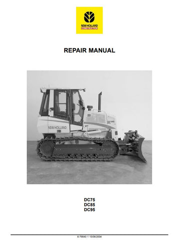 Unlock the full potential of your New Holland DC75, DC85, and DC95 Crawler Dozers with the comprehensive Repair Manual (6-49731) in PDF format. This essential guide provides detailed instructions, diagrams, and troubleshooting tips to ensure your machinery operates at peak performance. Whether you're a seasoned technician or a DIY enthusiast, this manual is designed to simplify repairs and maintenance, saving you time and money. Invest in your equipment's longevity and efficiency today!