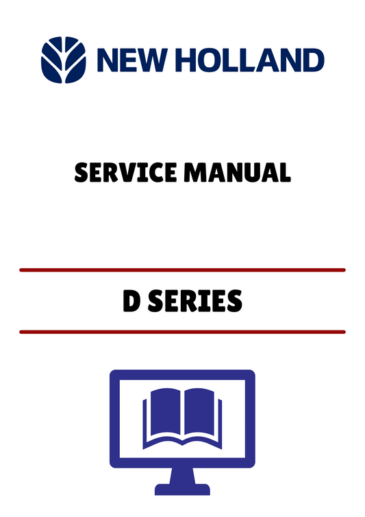 NEW HOLLAND D SERIES (5632) SERVICE MANUAL - PDF FILE