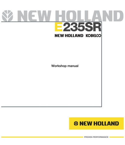 Unlock the full potential of your New Holland E235SR Excavator with the comprehensive Workshop Manual (604.13.436) in PDF format. This essential guide provides detailed instructions, schematics, and troubleshooting tips to ensure optimal performance and maintenance of your equipment. Perfect for both seasoned professionals and DIY enthusiasts, this manual empowers you to tackle repairs and servicing with confidence, saving you time and money. Enhance your excavator's longevity and efficiency download your c