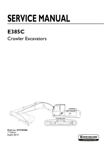 Unlock the full potential of your New Holland E385C Crawler Excavator with the comprehensive Service Manual (Part Number: 47374920A) in PDF format. This essential guide provides detailed instructions, schematics, and troubleshooting tips to ensure optimal performance and maintenance of your equipment. With easy navigation and clear illustrations, you can quickly access the information you need to keep your excavator running smoothly and efficiently. Invest in this invaluable resource today and enhance the l