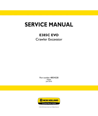 Unlock the full potential of your New Holland E385C EVO LC Version (Tier 3) with our comprehensive service manual (48034228) in PDF format. This essential guide provides detailed instructions, diagrams, and troubleshooting tips to ensure your machine operates at peak performance. Whether you're a seasoned technician or a DIY enthusiast, this manual is designed to simplify maintenance and repairs, saving you time and money. Invest in your equipment's longevity and efficiency today!