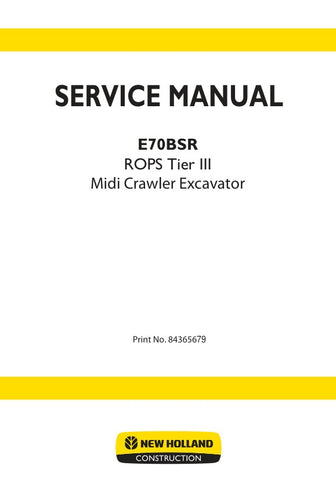 Enhance your maintenance capabilities with the NEW HOLLAND E70BSR ROPS (TIER III) SERVICE MANUAL, part number 84365679. This comprehensive PDF file is designed to provide you with detailed insights and step-by-step instructions for servicing your equipment efficiently. With easy navigation and clear diagrams, you can ensure optimal performance and longevity of your machinery. Invest in this essential resource today and keep your operations running smoothly.
