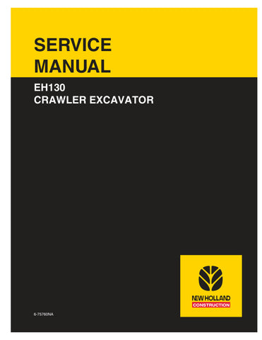Unlock the full potential of your New Holland EH130 Crawler Excavator with the comprehensive Service Manual (6-75760NA) in PDF format. This essential guide provides detailed instructions, schematics, and troubleshooting tips to ensure optimal performance and maintenance of your equipment. Whether you're a seasoned professional or a DIY enthusiast, this manual is designed to help you efficiently manage repairs and upkeep, saving you time and money. Don't miss out on the opportunity to enhance your excavator'