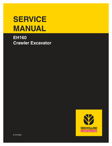  Unlock the full potential of your New Holland EH160 Crawler Excavator with the comprehensive Service Manual (6-75770NA) available in PDF format. This essential guide provides detailed instructions, schematics, and troubleshooting tips to ensure optimal performance and maintenance of your equipment. Whether you're a seasoned professional or a DIY enthusiast, this manual is designed to help you efficiently manage repairs and upkeep, saving you time and money. Don't miss out on the opportunity to enhance your