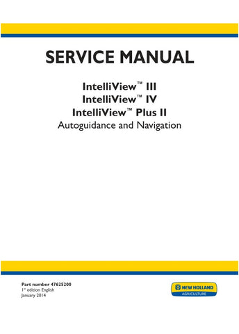 Unlock the full potential of your New Holland equipment with the Intelliview III, Intelliview IV, and Intelliview Plus II Service Manual (Part Number: 47625200). This comprehensive PDF file is your go-to resource for detailed troubleshooting, maintenance procedures, and operational guidance, ensuring your machinery runs smoothly and efficiently. With easy navigation and clear illustrations, this manual empowers you to tackle repairs with confidence, saving you time and money while maximizing productivity on