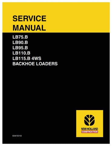 Unlock the full potential of your New Holland LB series equipment with the comprehensive 4WS Service Manual (6036702103) in PDF format. This essential guide covers models LB75.B, LB90.B, LB95.B, LB110.B, and LB115.B, providing detailed instructions and troubleshooting tips to keep your machinery running smoothly. With easy navigation and clear diagrams, this manual is designed for both seasoned professionals and DIY enthusiasts, ensuring you have the knowledge to perform maintenance and repairs efficiently.