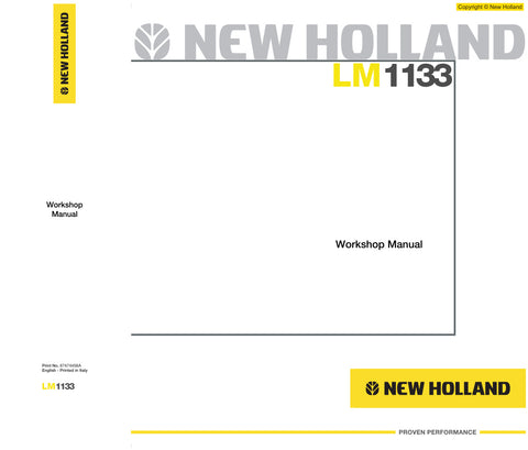  Unlock the full potential of your New Holland LM1133 Telehandler with the comprehensive Workshop Manual (Part Number: 87474458A) available in a convenient PDF format. This essential guide provides detailed instructions, diagrams, and troubleshooting tips to ensure optimal performance and maintenance of your equipment. Perfect for both seasoned professionals and DIY enthusiasts, this manual will help you save time and money by empowering you to tackle repairs and servicing with confidence. Don't miss out on