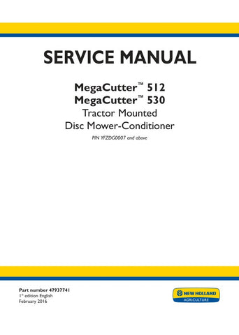  Enhance your maintenance capabilities with the New Holland Megacutter 512, 530 Tractor Mounted Disc Mower-Conditioner Service Manual (PDF File). This comprehensive guide provides detailed instructions and insights to ensure your equipment operates at peak performance. With easy-to-follow diagrams and troubleshooting tips, you'll save time and reduce downtime, making it an essential resource for any operator. Invest in your machinery's longevity and efficiency today!
