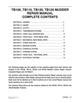 Unlock the full potential of your New Holland TB100, TB110, TB120, and TB120 Mudder with the comprehensive Repair Manual (Part No. 87046220) in PDF format. This essential guide provides detailed instructions, diagrams, and troubleshooting tips to help you maintain and repair your equipment efficiently. Whether you're a seasoned mechanic or a DIY enthusiast, this manual ensures you have the knowledge and resources to keep your machinery running smoothly, saving you time and money on repairs. Don't miss out o