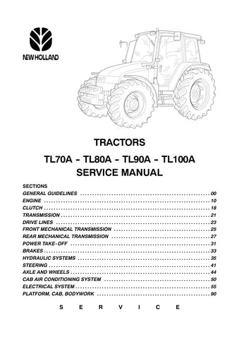 Unlock the full potential of your New Holland TL70A, TL80A, TL90A, and TL100A tractors with the comprehensive Service Manual (603.54.511.00) available in PDF format. This essential guide provides detailed instructions, diagrams, and troubleshooting tips to ensure your tractor operates at peak performance. Whether you're a seasoned mechanic or a DIY enthusiast, this manual is designed to simplify maintenance and repairs, saving you time and money. Invest in your equipment's longevity and efficiency today!