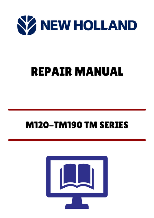 Unlock the full potential of your New Holland TM120-TM190 series tractor with our comprehensive Repair Manual (PDF file). This essential guide provides detailed instructions and diagrams, ensuring you have the information needed to perform maintenance and repairs with confidence.
