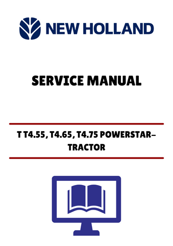 Unlock the full potential of your New Holland T T4.55, T4.65, and T4.75 PowerStar tractors with our comprehensive service manual. This PDF file is designed to provide you with detailed insights and step-by-step instructions for maintenance and repairs, ensuring your tractor operates at peak performance.