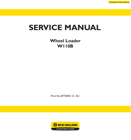 Enhance your maintenance capabilities with the NEW HOLLAND W110B (TIER 3) WHEEL LOADER SERVICE MANUAL (Part No. 87728451 A). This comprehensive PDF file is designed specifically for the EU model, providing you with detailed insights into servicing and troubleshooting your wheel loader. With clear diagrams and step-by-step instructions, you can ensure optimal performance and longevity of your equipment. Invest in this essential resource to keep your operations running smoothly and efficiently.