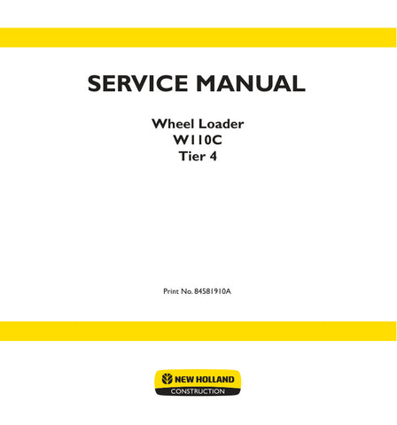  Unlock the full potential of your New Holland W110C Wheel Loader with the comprehensive Service Manual (84581910A) in PDF format. This essential guide provides detailed maintenance procedures, troubleshooting tips, and specifications tailored for Tier 4 models, ensuring your equipment operates at peak performance. With easy navigation and clear illustrations, this manual is an invaluable resource for both seasoned professionals and DIY enthusiasts, helping you save time and reduce repair costs. Invest in 