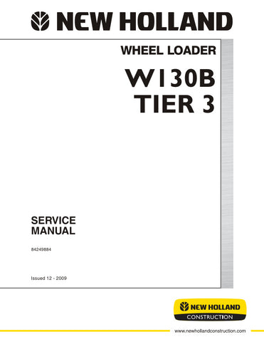 Unlock the full potential of your New Holland W130B Wheel Loader with the comprehensive Service Manual (Part Number: 84249884). This PDF file is an essential resource for operators and technicians alike, providing detailed insights into maintenance, troubleshooting, and repair procedures. With clear diagrams and step-by-step instructions, you can ensure optimal performance and longevity of your equipment. Invest in this manual today to keep your loader running smoothly and efficiently, minimizing downtime a
