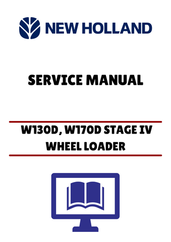 Unlock the full potential of your New Holland W130D and W170D Stage IV Wheel Loaders with our comprehensive service manual. This PDF file is designed to provide you with detailed insights and step-by-step instructions, ensuring that you can maintain and repair your equipment with confidence.