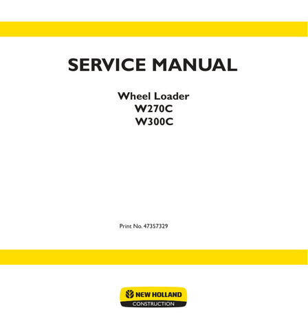  Enhance your maintenance routine with the NEW HOLLAND W270C, W300C Wheel Loader Service Manual (Part No. 47357329). This comprehensive PDF file is designed to provide you with detailed insights and step-by-step instructions for servicing your equipment efficiently. With easy navigation and clear illustrations, you can quickly access vital information to keep your wheel loader running smoothly and minimize downtime. Invest in this essential resource to ensure optimal performance and longevity of your machin