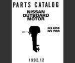 Discover the ultimate resource for maintaining your Nissan 1992 NS60B and NS70B outboard motors with our comprehensive Parts Catalog Manual. This PDF file is meticulously organized to provide you with detailed diagrams and part numbers, ensuring you can easily identify and order the components you need for optimal performance.