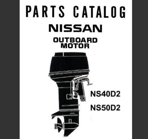 Discover the ultimate resource for maintaining your Nissan 2003 NS40D2 and NS50D2 outboard motors with our comprehensive Parts Catalog Manual. This PDF file is meticulously designed to provide you with detailed diagrams, part numbers, and specifications, ensuring you have everything you need for efficient repairs and maintenance.