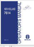 New Holand Mower Deck MC60SD 7155667016, MC72SD 715638006 Operator’s Manual 87014673 - Manual labs
