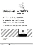 New Holand Tractor TC18, TC18D, TC21, TC21D, TC24, TC24D_87026635 Operator’s Manual 87026635 - Manual labs