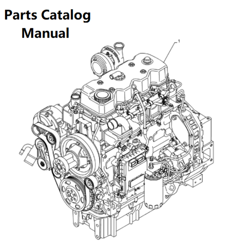 Parts Catalog Manual - New Holland B001 Engine F4DFE414X PN/5802377943- 113KW - PDF Book (Delivery)